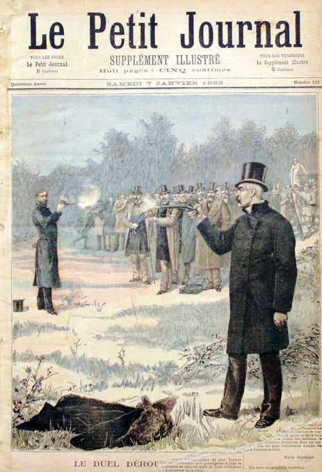 Le_duel_Déroulède-Clémenceau_1893